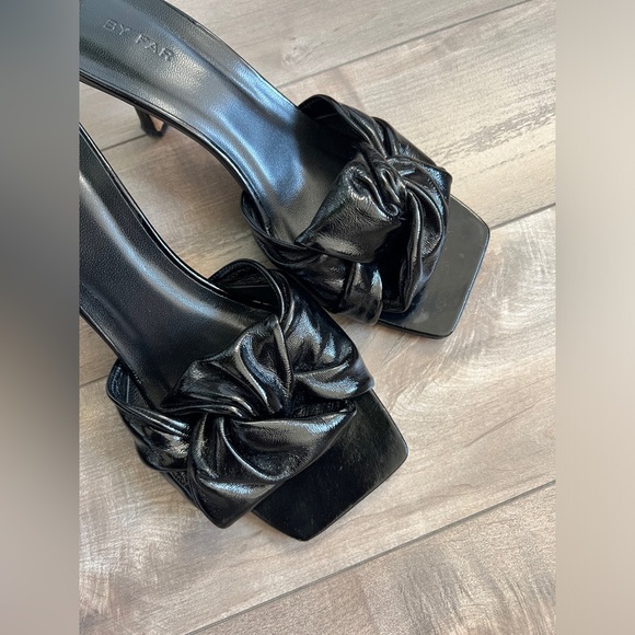 ByFar black leather sandals - Picture 4 of 7